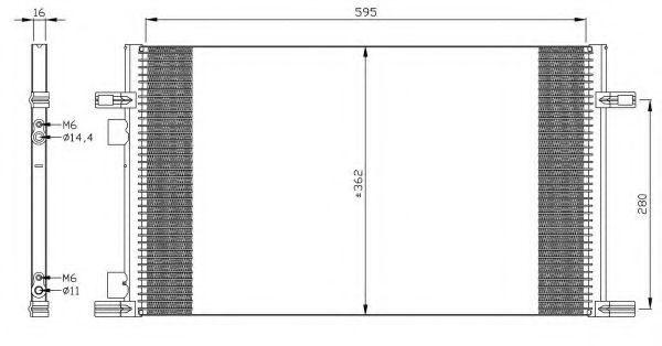 Imagine Condensator, climatizare NRF 35298