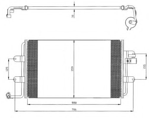 Imagine Condensator, climatizare NRF 35300