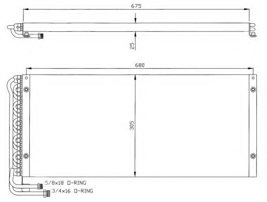 Imagine Condensator, climatizare NRF 35323