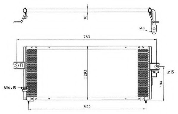 Imagine Condensator, climatizare NRF 35331