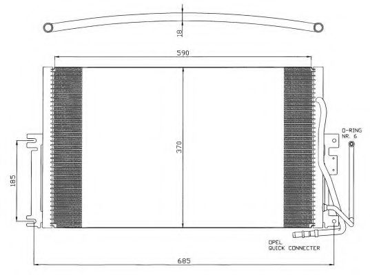 Imagine Condensator, climatizare NRF 35342