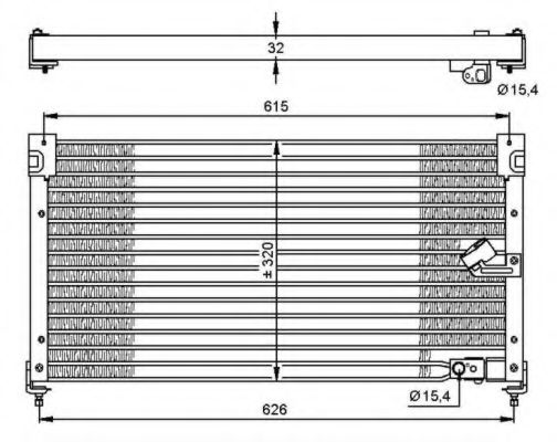 Imagine Condensator, climatizare NRF 35348