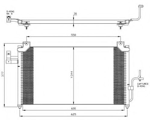 Imagine Condensator, climatizare NRF 35356