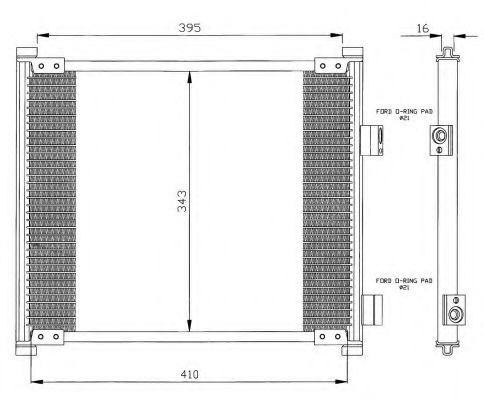 Imagine Condensator, climatizare NRF 35357