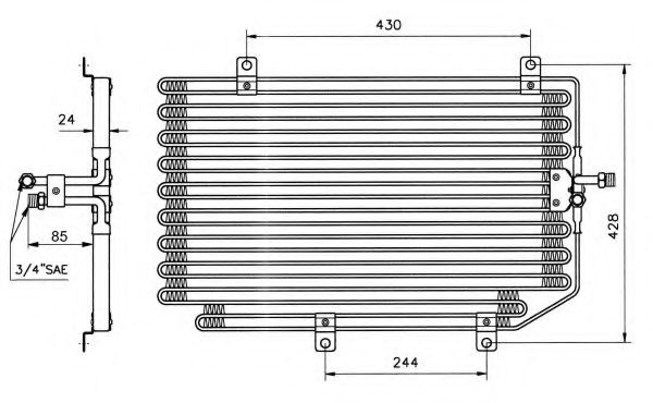 Imagine Condensator, climatizare NRF 35363