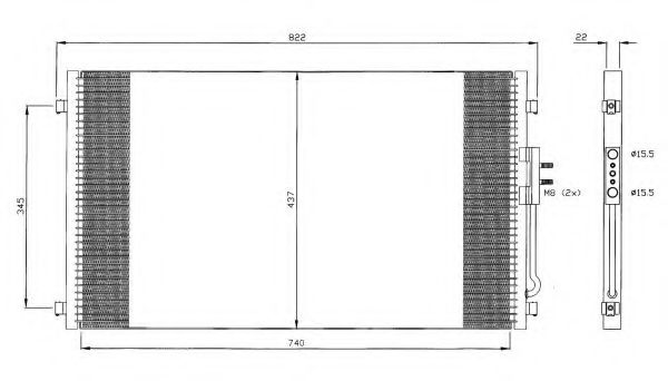 Imagine Condensator, climatizare NRF 35383