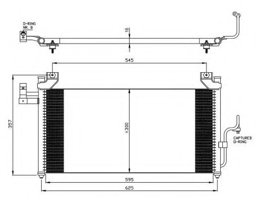 Imagine Condensator, climatizare NRF 35386