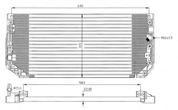 Imagine Condensator, climatizare NRF 35387