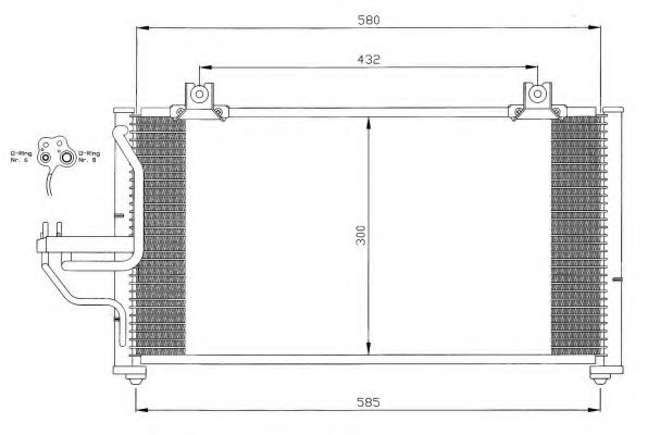 Imagine Condensator, climatizare NRF 35397