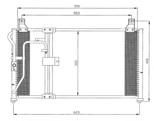 Imagine Condensator, climatizare NRF 35398