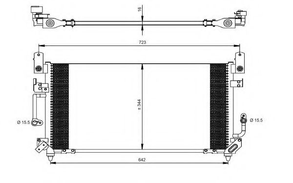 Imagine Condensator, climatizare NRF 35423