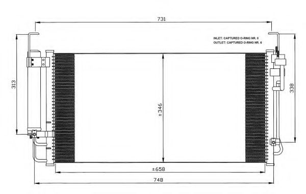 Imagine Condensator, climatizare NRF 35473