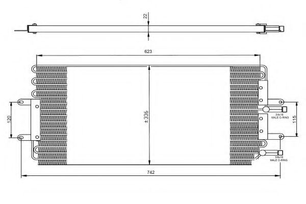 Imagine Condensator, climatizare NRF 35479