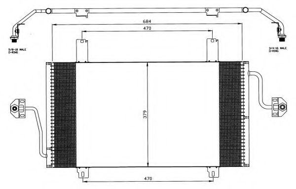 Imagine Condensator, climatizare NRF 35483