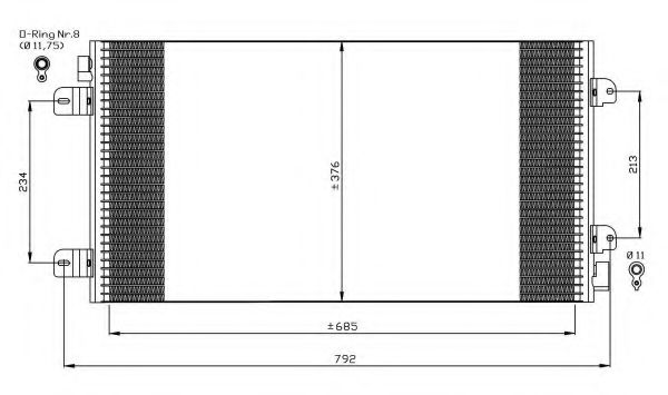 Imagine Condensator, climatizare NRF 35485