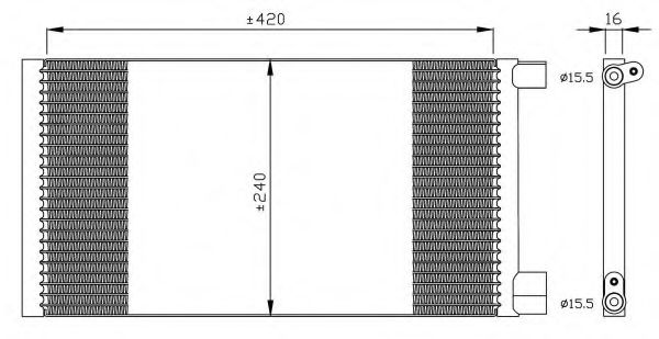 Imagine Condensator, climatizare NRF 35487