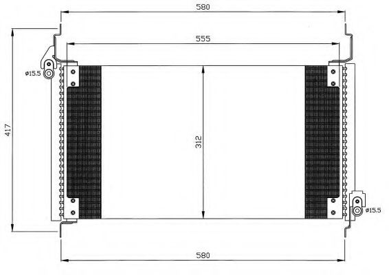 Imagine Condensator, climatizare NRF 35488