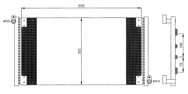 Imagine Condensator, climatizare NRF 35497