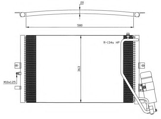 Imagine Condensator, climatizare NRF 35558