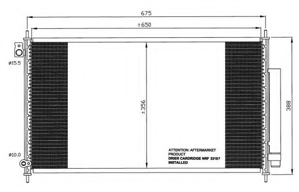 Imagine Condensator, climatizare NRF 35559