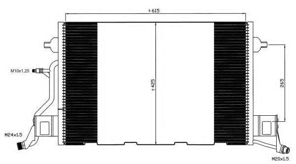 Imagine Condensator, climatizare NRF 35564