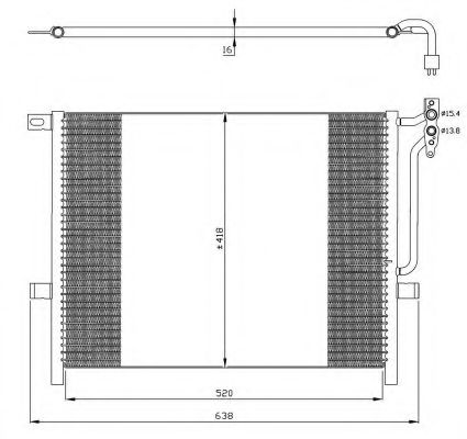 Imagine Condensator, climatizare NRF 35589