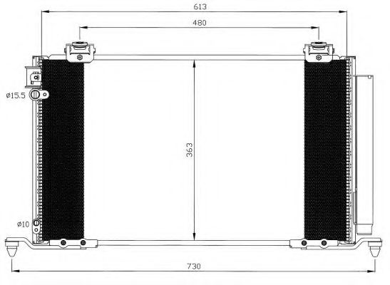 Imagine Condensator, climatizare NRF 35595