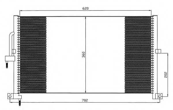 Imagine Condensator, climatizare NRF 35603