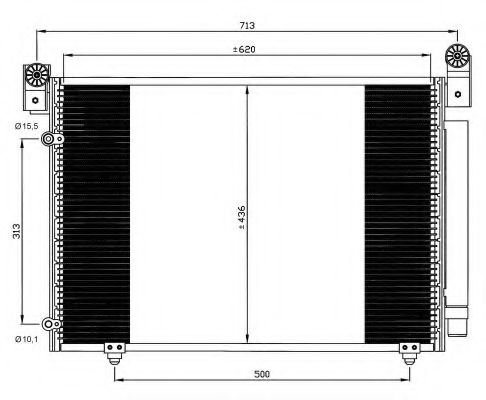 Imagine Condensator, climatizare NRF 35612