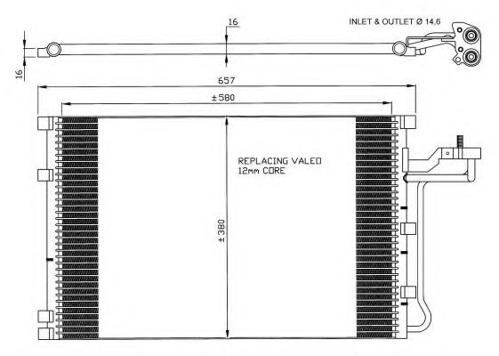 Imagine Condensator, climatizare NRF 35616