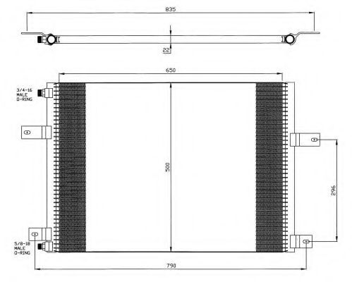 Imagine Condensator, climatizare NRF 35638