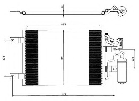 Imagine Condensator, climatizare NRF 35646