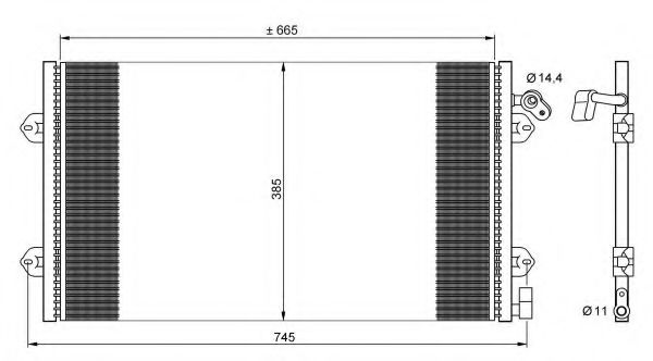 Imagine Condensator, climatizare NRF 35713