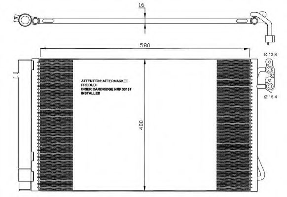 Imagine Condensator, climatizare NRF 35743