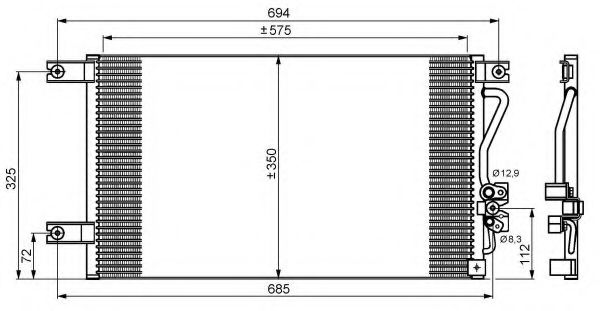 Imagine Condensator, climatizare NRF 35756