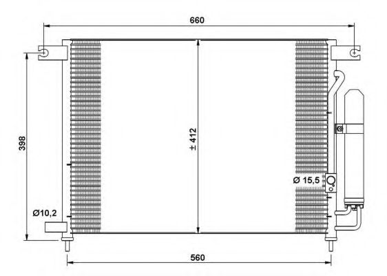 Imagine Condensator, climatizare NRF 35766