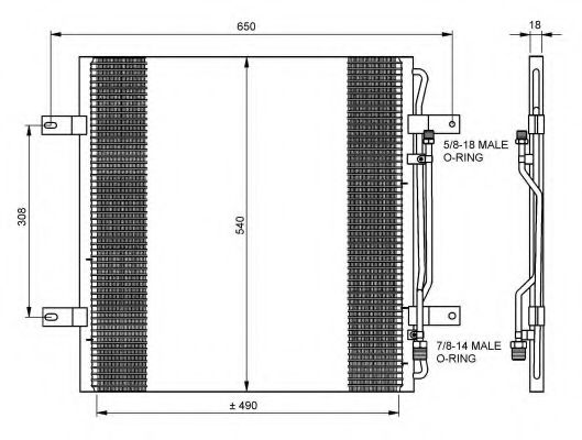 Imagine Condensator, climatizare NRF 35781