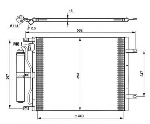 Imagine Condensator, climatizare NRF 35783