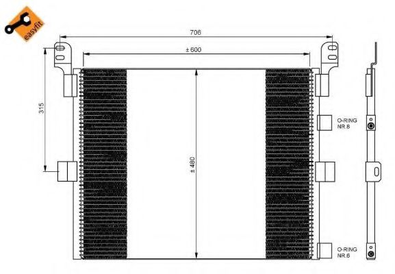 Imagine Condensator, climatizare NRF 35788