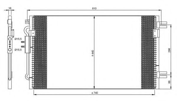 Imagine Condensator, climatizare NRF 35799