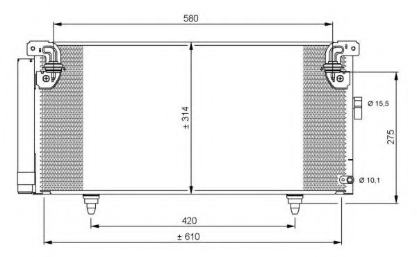 Imagine Condensator, climatizare NRF 35868