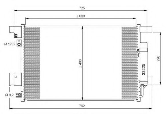 Imagine Condensator, climatizare NRF 35872