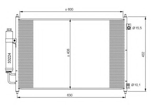 Imagine Condensator, climatizare NRF 35873
