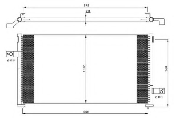 Imagine Condensator, climatizare NRF 35877