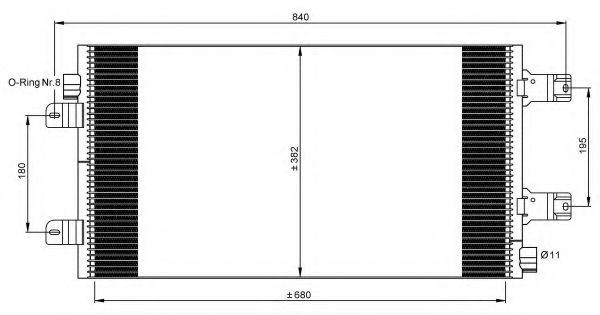 Imagine Condensator, climatizare NRF 35880