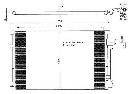 Imagine Condensator, climatizare NRF 35882