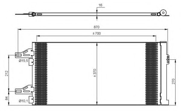 Imagine Condensator, climatizare NRF 35895