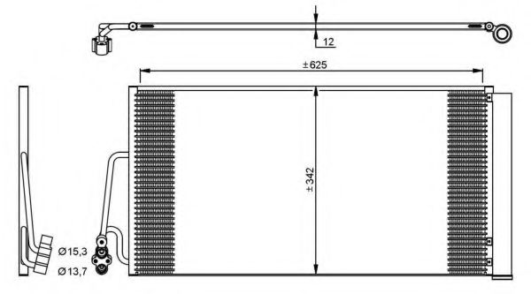 Imagine Condensator, climatizare NRF 35898