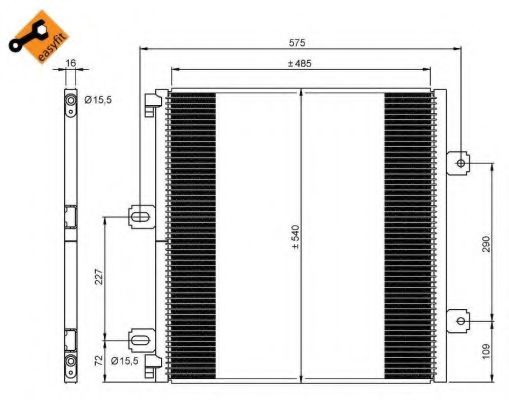 Imagine Condensator, climatizare NRF 35901