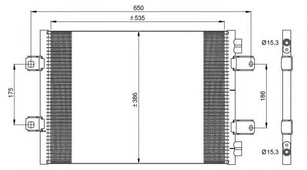 Imagine Condensator, climatizare NRF 35909